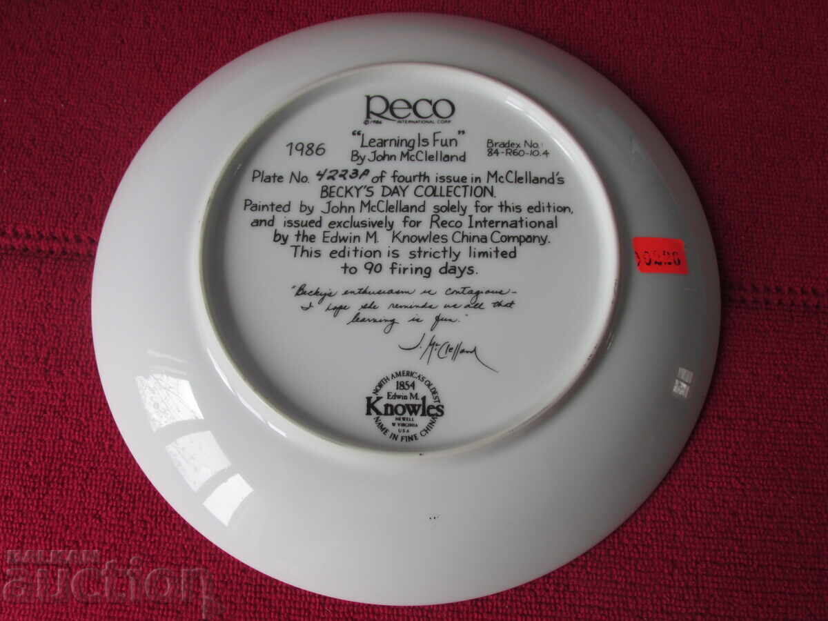 Auction  Wall plate, decor, collection