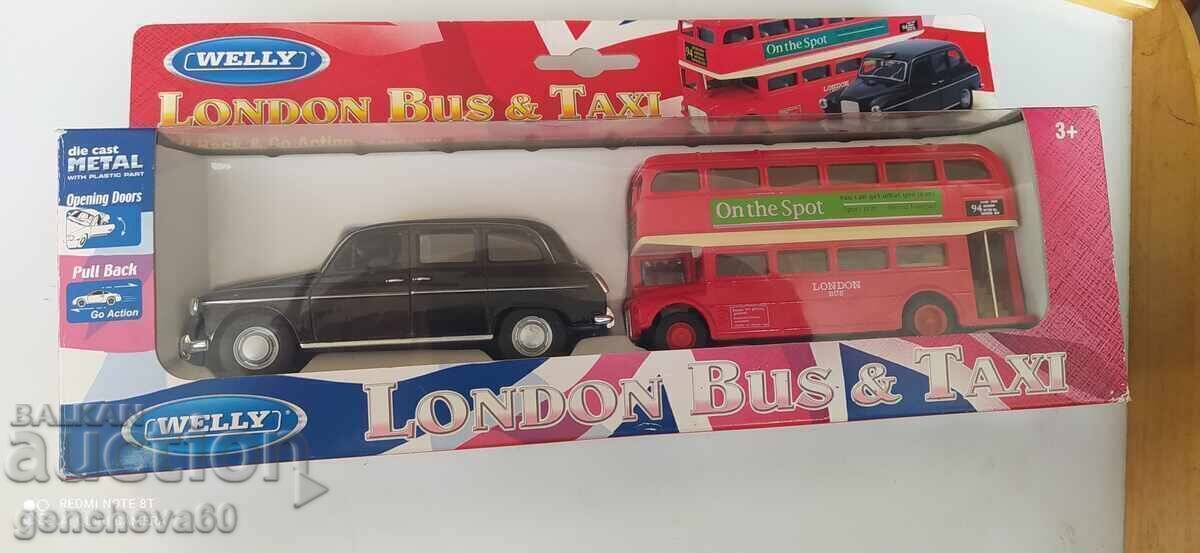 Licitație Set metalic Autobuz londonez și taxi