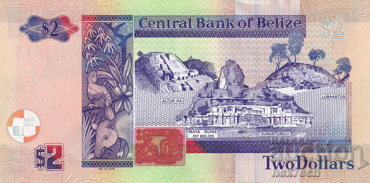 Licitație ❤️ ⭐ Belize 2021 2 USD UNC nou ⭐ ❤️