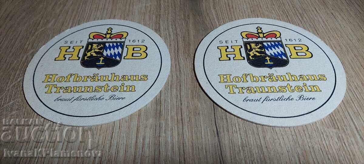 Auction Collector's coasters, two pieces Auction Collector's coasters, two pieces