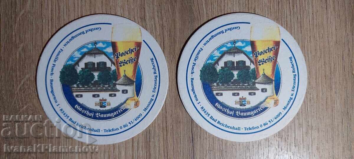 Delivery of Collector's coasters, two pieces