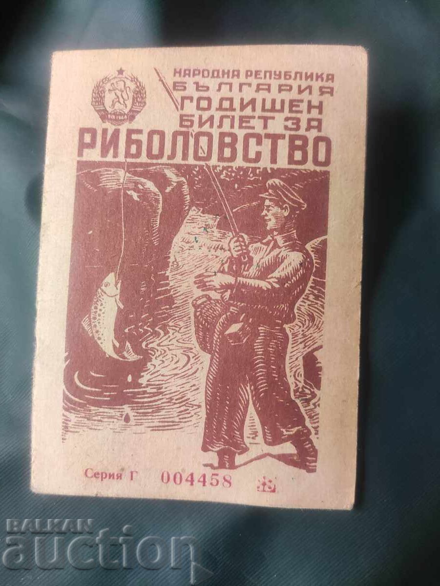 Bilet de pescuit NRB