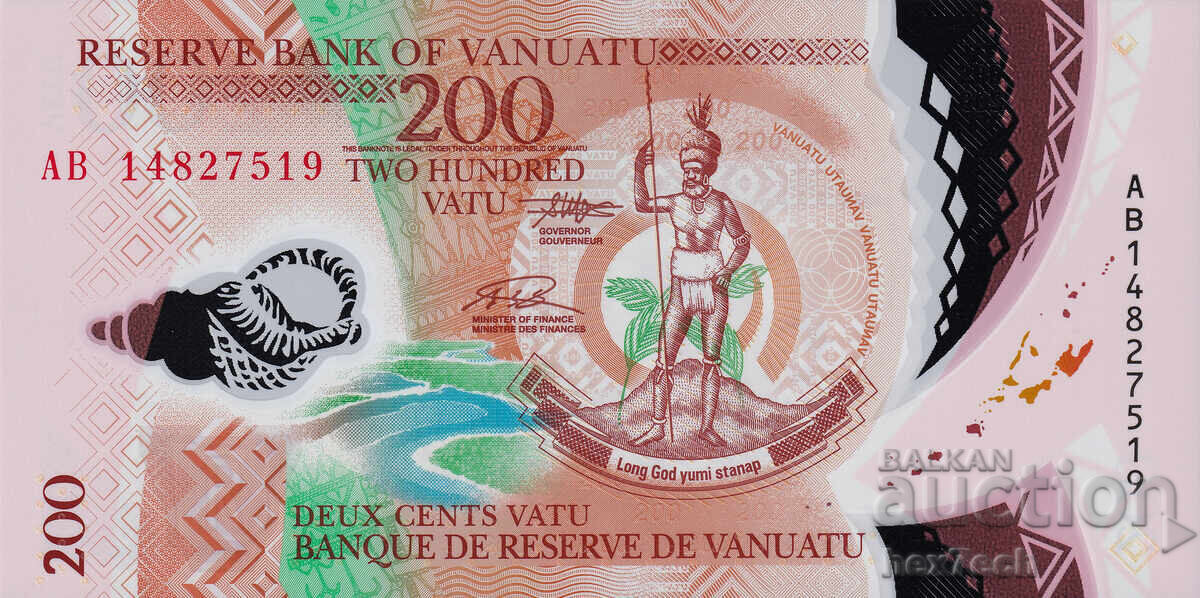 ❤️ ⭐ Vanuatu 2014 200 watt polymer UNC new ⭐ ❤️ with price 14.99 BGN | € 7.66 ❤️ ⭐ Vanuatu 2014 200 watt polymer UNC new ⭐ ❤️ with price 14.99 BGN | € 7.66