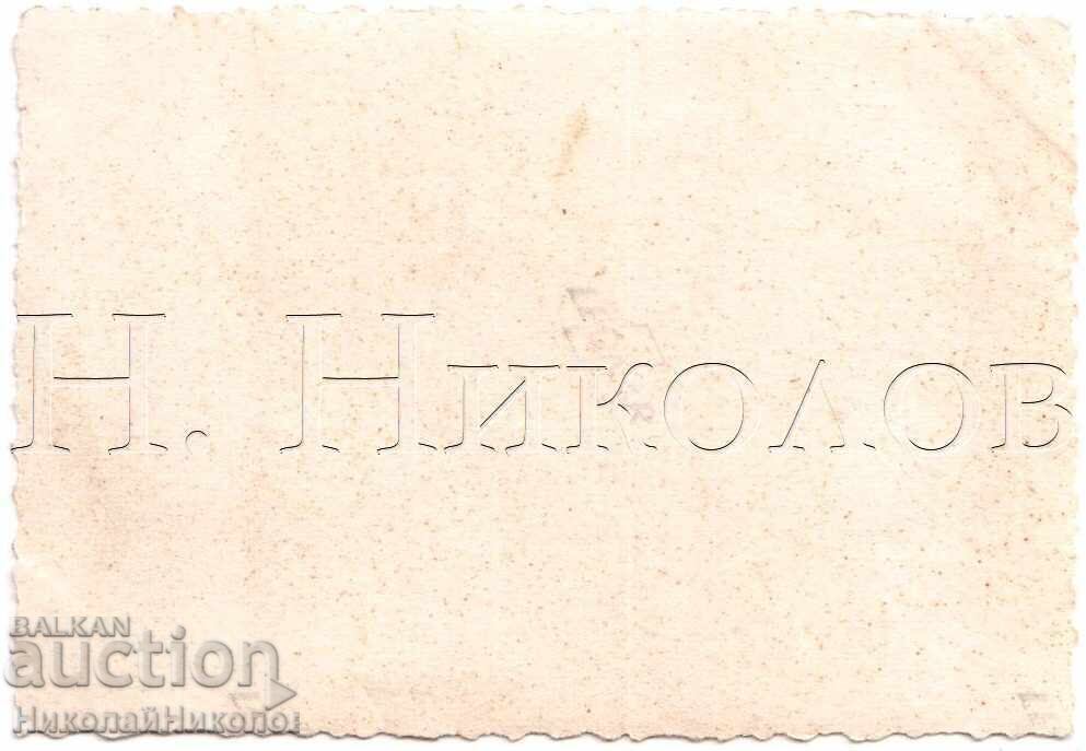 1937 FOTOGRAFIE MICĂ VECHE PARIS BULGARI LA EXPOZIȚIE D609 - 5