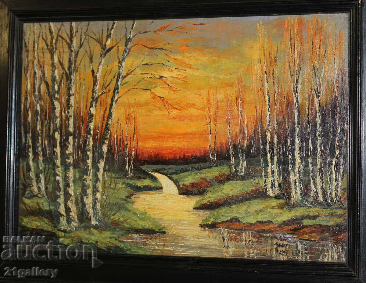 Licitație Mihail Rashkov (1934-2021) / Ulei pe pânză Peisaj