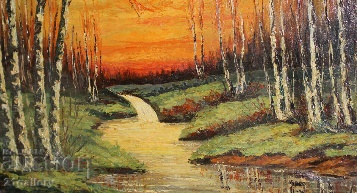 Mihail Rashkov (1934-2021) / Ulei pe pânză Peisaj - 6