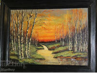 Mihail Rashkov (1934-2021) / Ulei pe pânză Peisaj