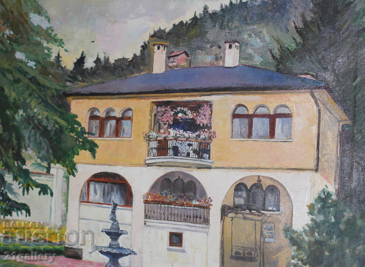 Peter Nenov (1951-) city landscape, oil paints - 6