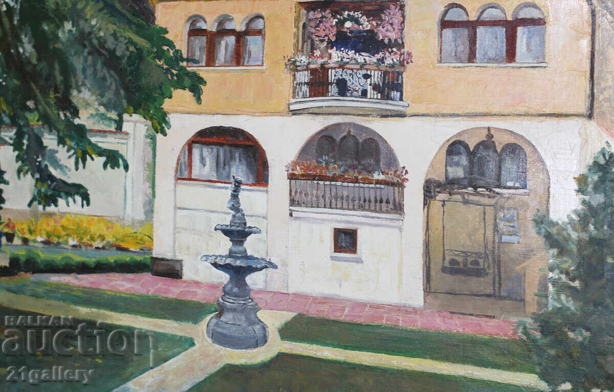 Peter Nenov (1951-) city landscape, oil paints - 7