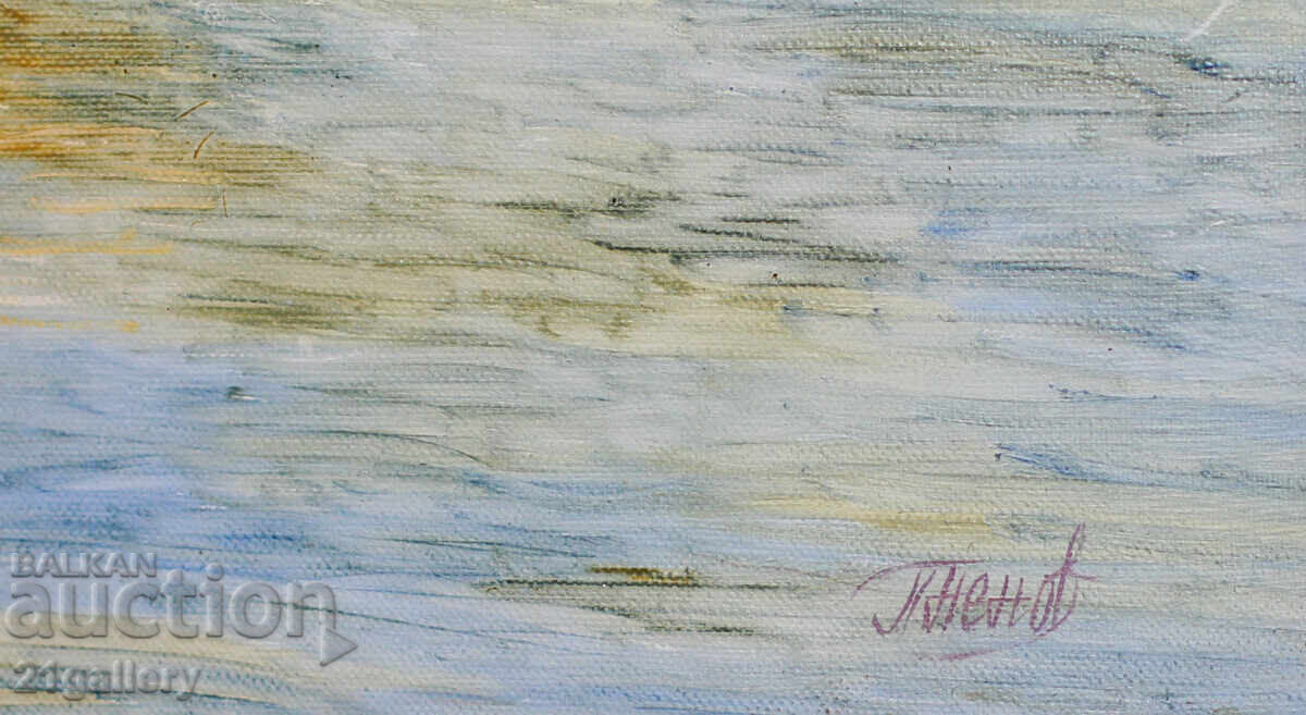 Peter Nenov (1951-) seascape, oil paints - 7