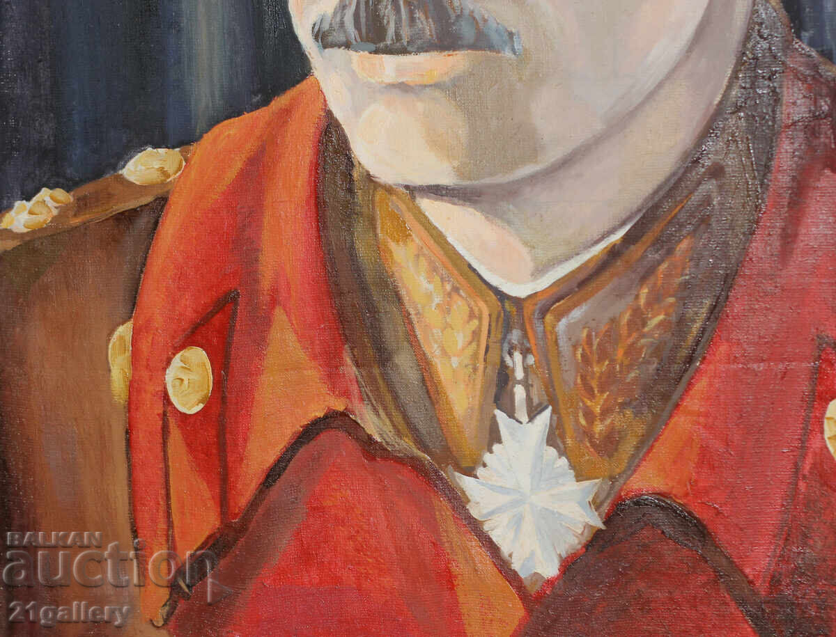 Boris III Obedinitel πορτρέτο ελαιογραφία - 6