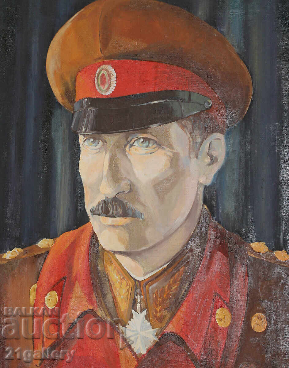 Boris III Obedinitel πορτρέτο ελαιογραφία