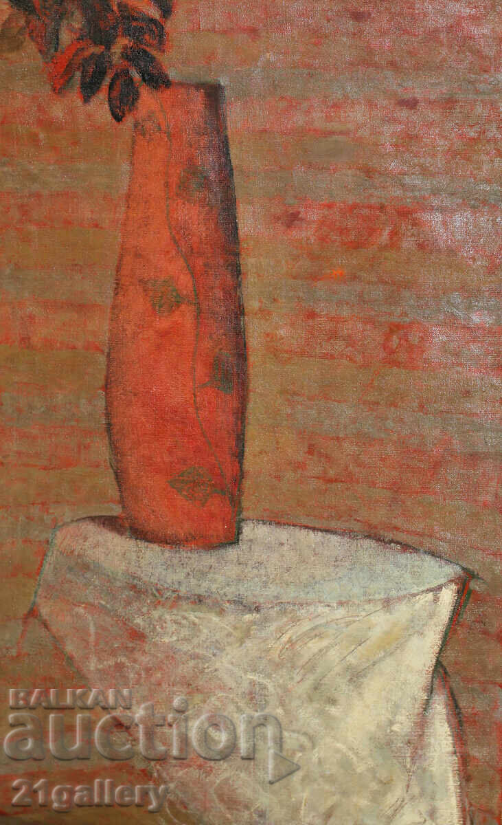 Still life vase with flowers painting oil paints with price 800.00 BGN | € 409.03 Still life vase with flowers painting oil paints with price 800.00 BGN | € 409.03