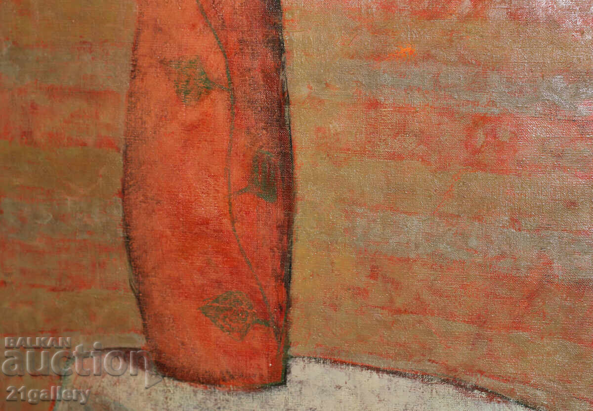 Still life vase with flowers painting oil paints - 5 Still life vase with flowers painting oil paints - 5