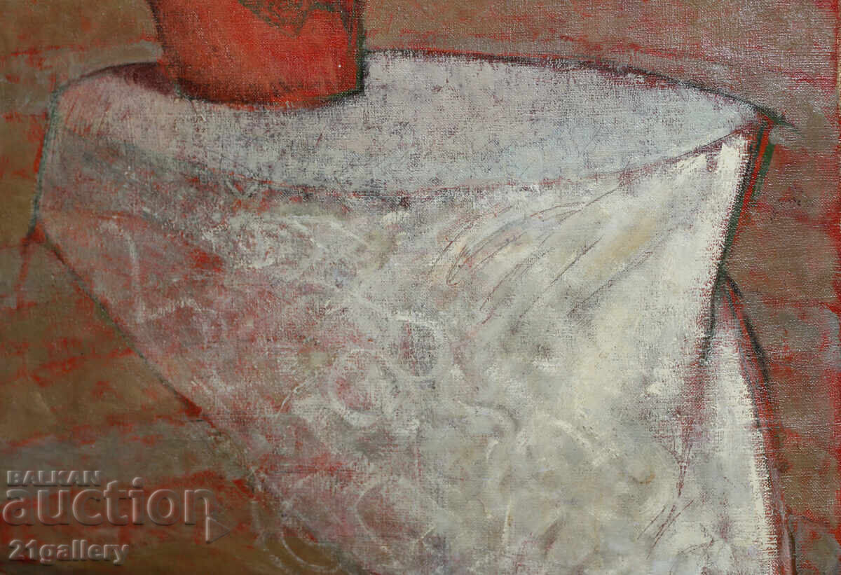 Still life vase with flowers painting oil paints - 6 Still life vase with flowers painting oil paints - 6