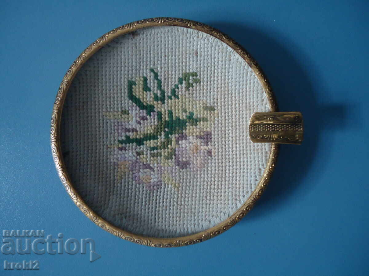 Παλιό όμορφο ορειχάλκινο τασάκι - 5