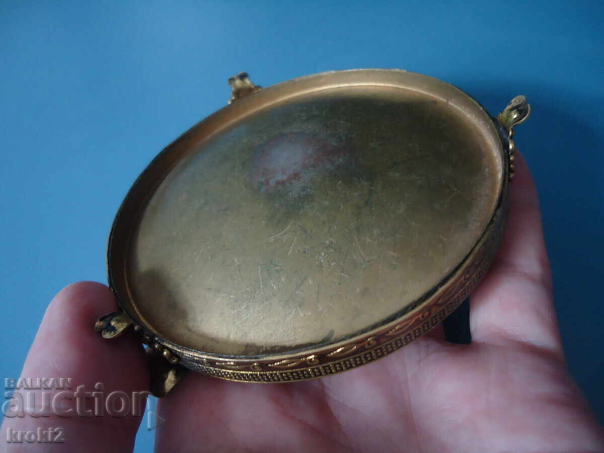 Παλιό όμορφο ορειχάλκινο τασάκι - 6