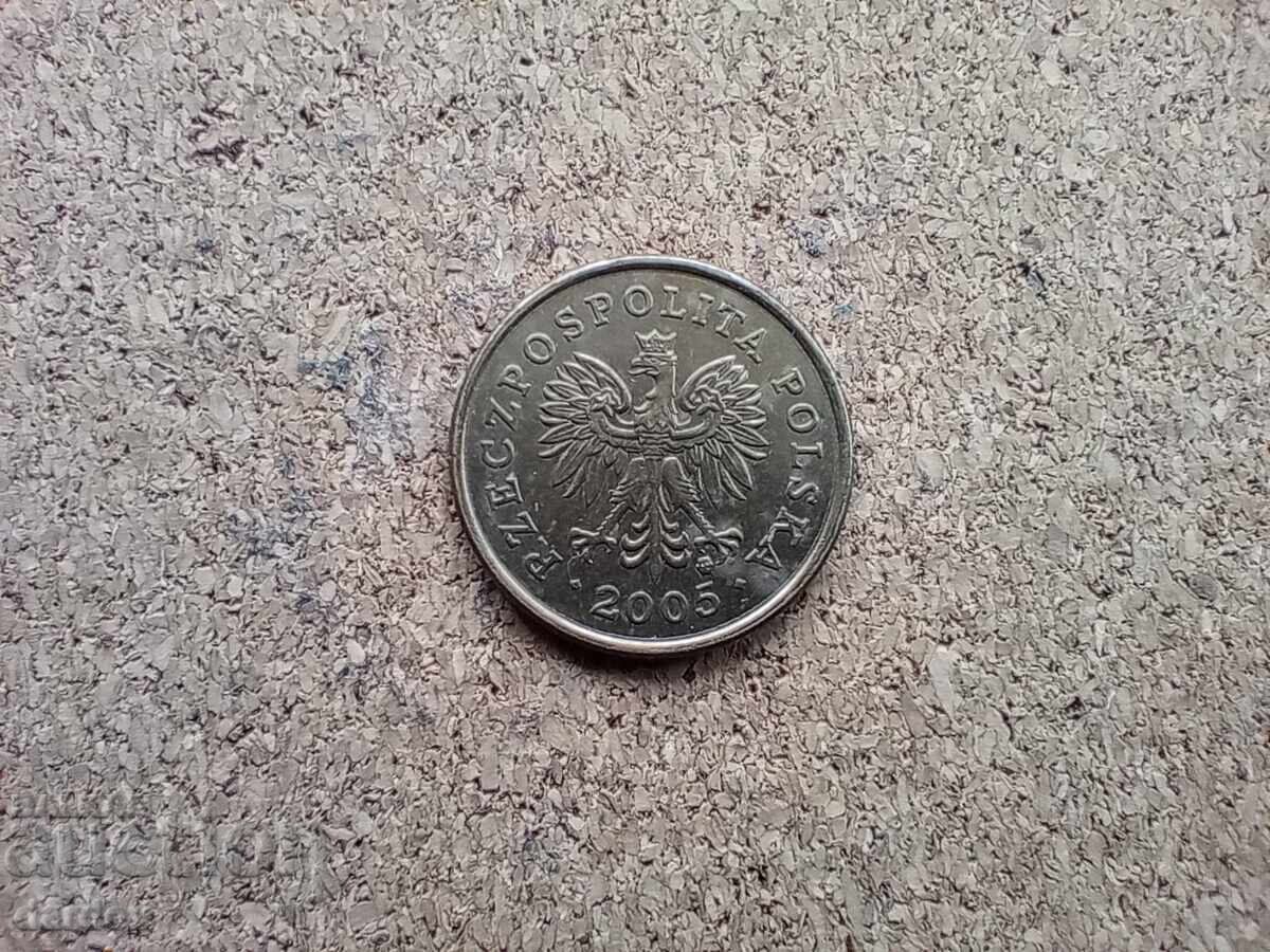 Polonia 5 groși 2005 cu preț 0.40 BGN | € 0.20 Polonia 5 groși 2005 cu preț 0.40 BGN | € 0.20