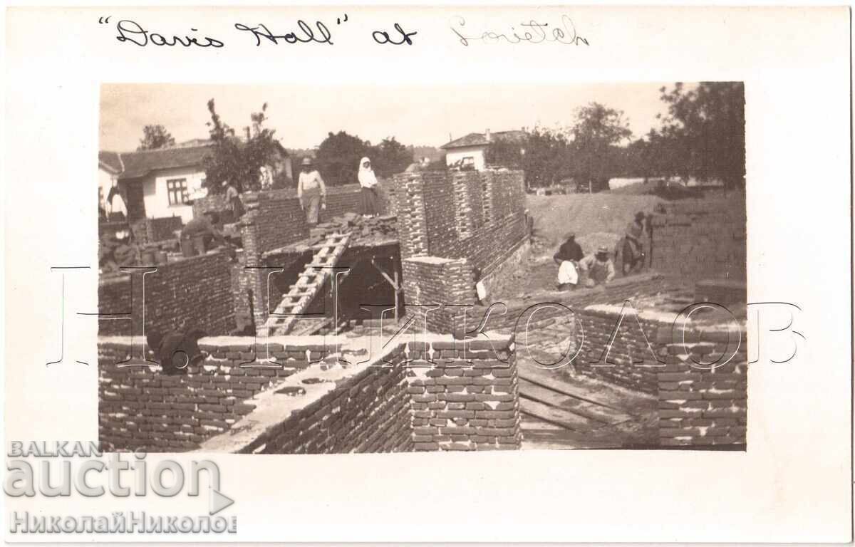 1926 OLD PHOTO LOVECH AMERICAN COLLEGE DAVIS HALL RR D612