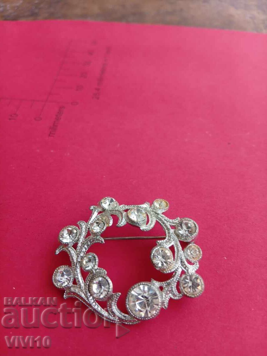Antique brooch with stones Antique brooch with stones
