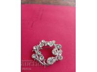 Αντίκα καρφίτσα με πέτρες