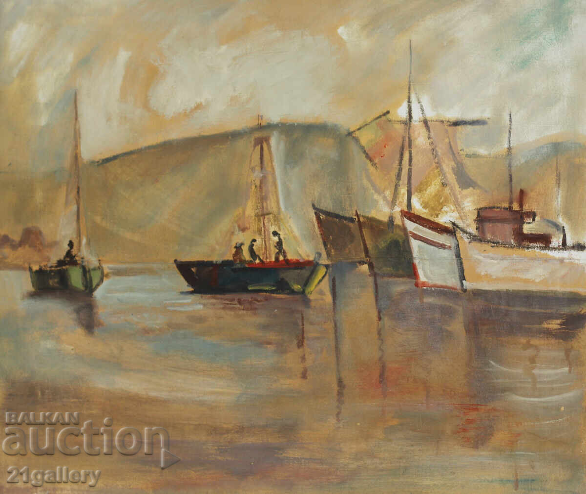 Peter Nenov (1951-) seascape, oil paints with price 280.00 BGN | € 143.16 Peter Nenov (1951-) seascape, oil paints with price 280.00 BGN | € 143.16