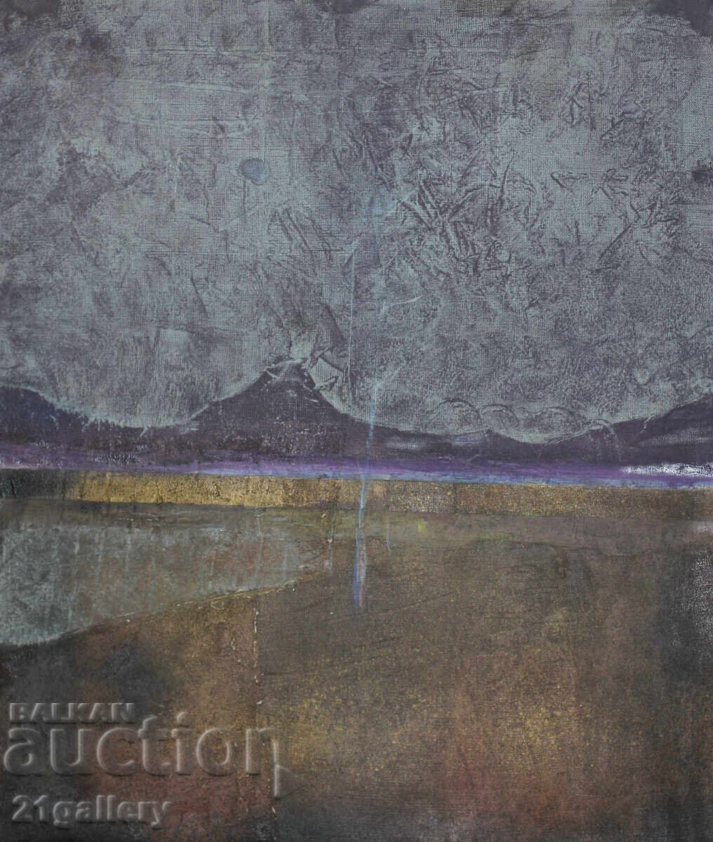 Tablou modern Compoziție abstractă peisaj cu preț 500.00 BGN | € 255.65