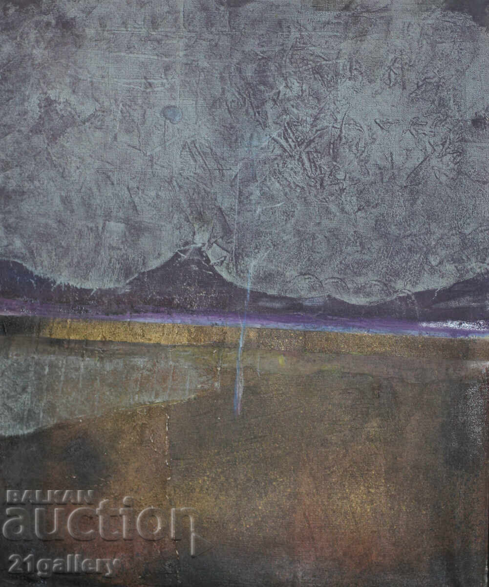 Livrarea Tablou modern Compoziție abstractă peisaj