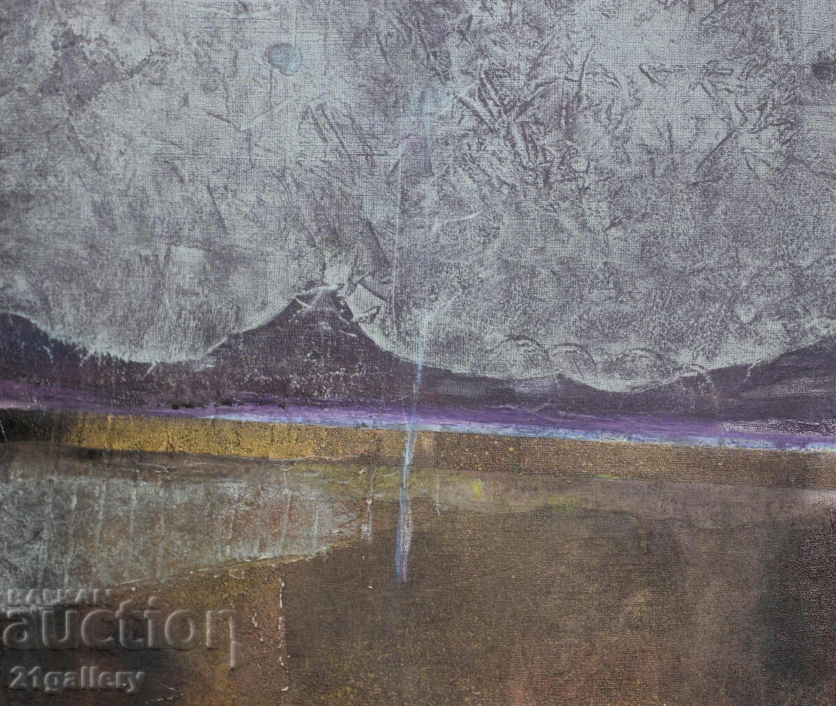 Tablou modern Compoziție abstractă peisaj - 5