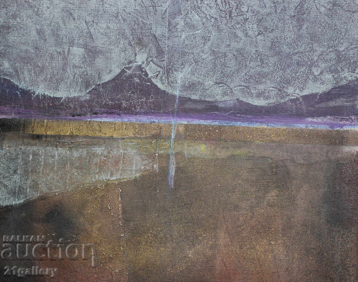 Tablou modern Compoziție abstractă peisaj - 6