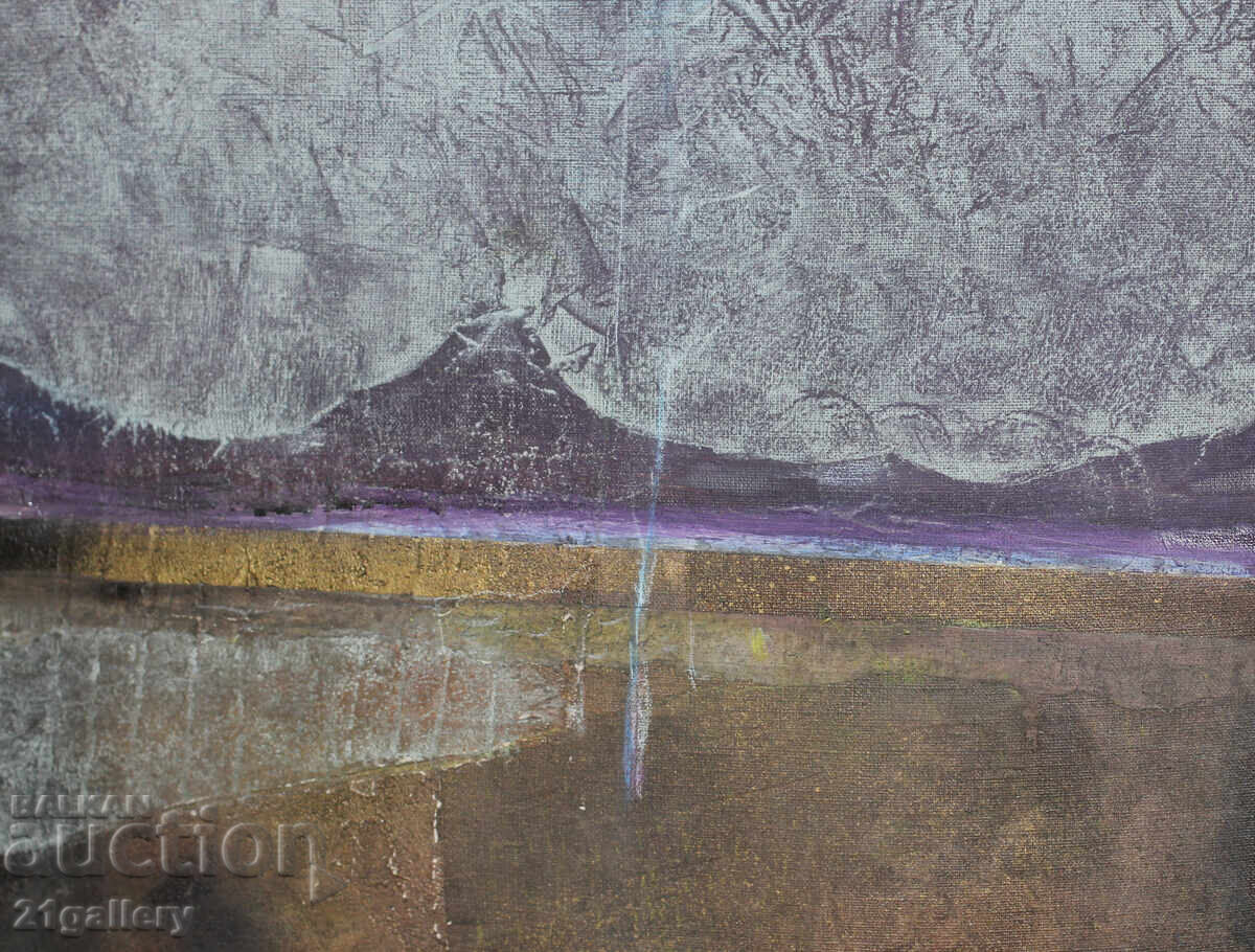 Tablou modern Compoziție abstractă peisaj - 7