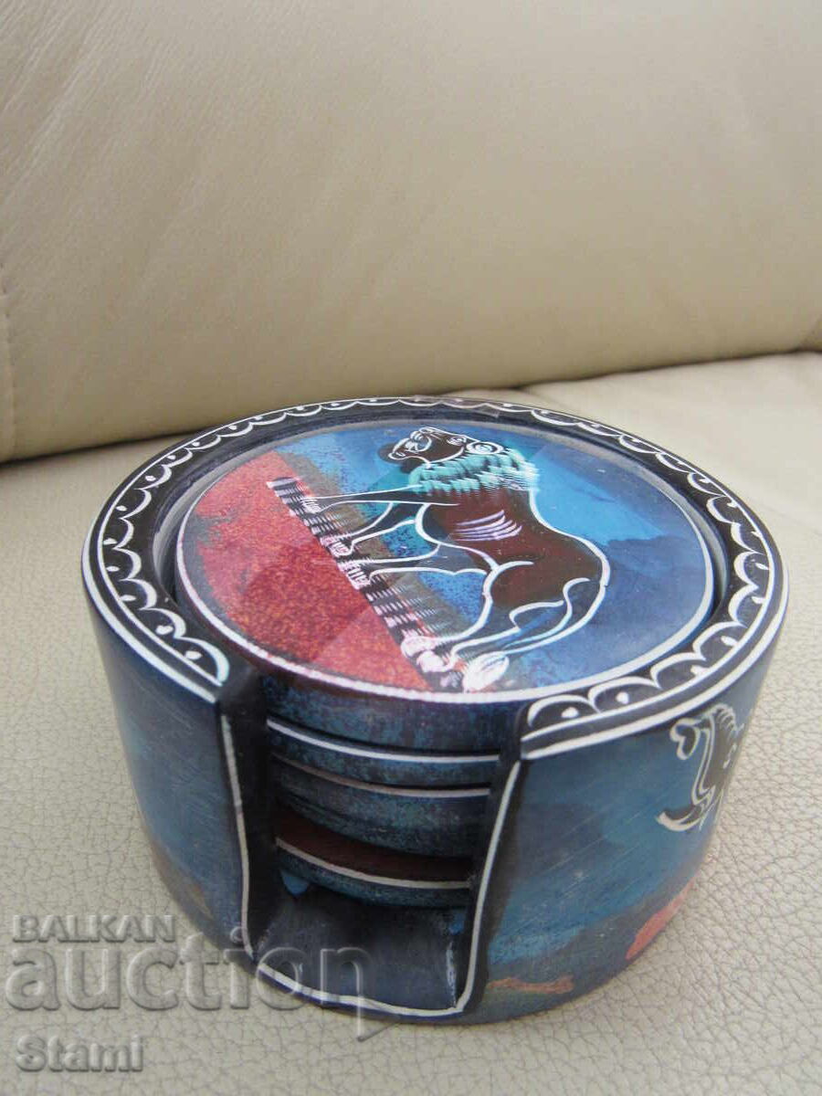 Soapstone Coasters BIG 5, Kenya, see price with price 93.00 BGN | € 47.55 Soapstone Coasters BIG 5, Kenya, see price with price 93.00 BGN | € 47.55