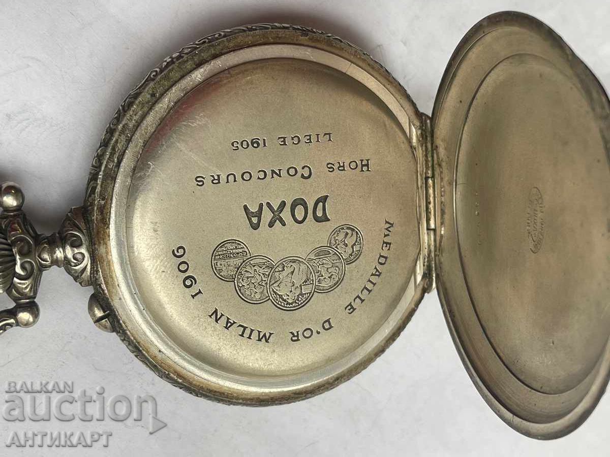 Доставка на DOXA King джобен час. най-големия размер 70мм ловни сцени