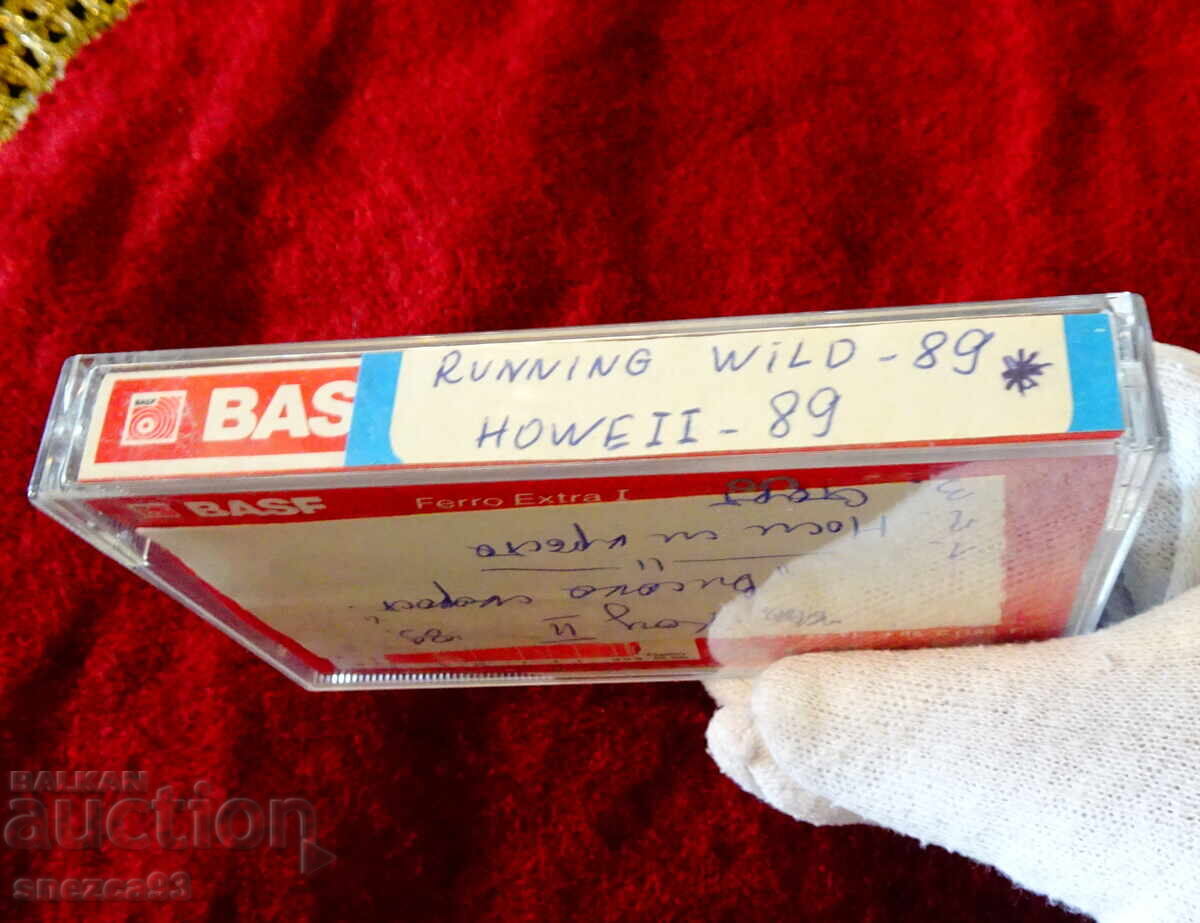 Audio cassette BASF with Running Wild and Howe ii - 6 Audio cassette BASF with Running Wild and Howe ii - 6