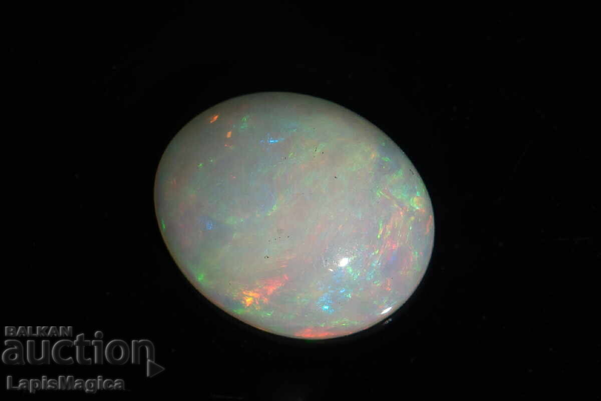 Auction Ethiopian Opal 3.16ct Oval Cabochon Auction Ethiopian Opal 3.16ct Oval Cabochon