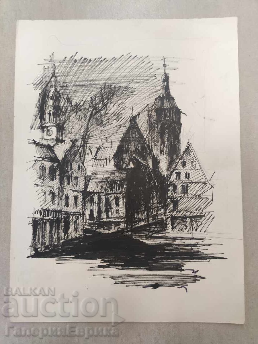 Майсторска картина неподписана с цена 9.00 лв. | € 4.60 Майсторска картина неподписана с цена 9.00 лв. | € 4.60