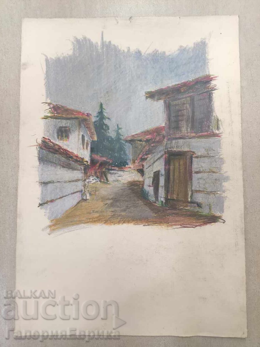 Майсторска картина неподписана с цена 9.00 лв. | € 4.60 Майсторска картина неподписана с цена 9.00 лв. | € 4.60