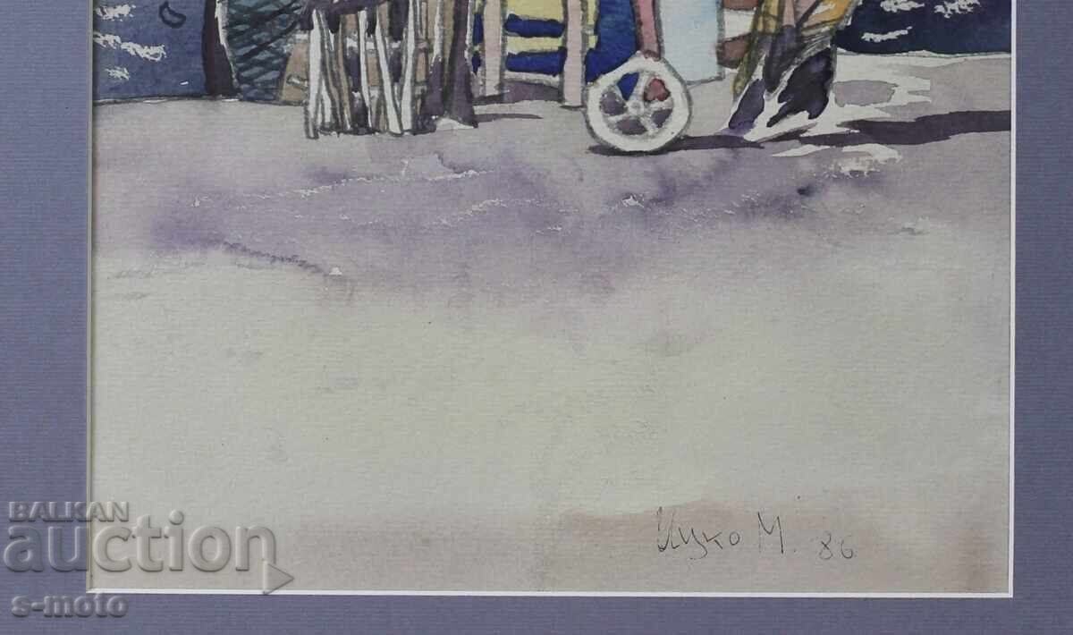 Itzko Maznev / 1964 - 2016 / Watercolor landscape 1986 - 6