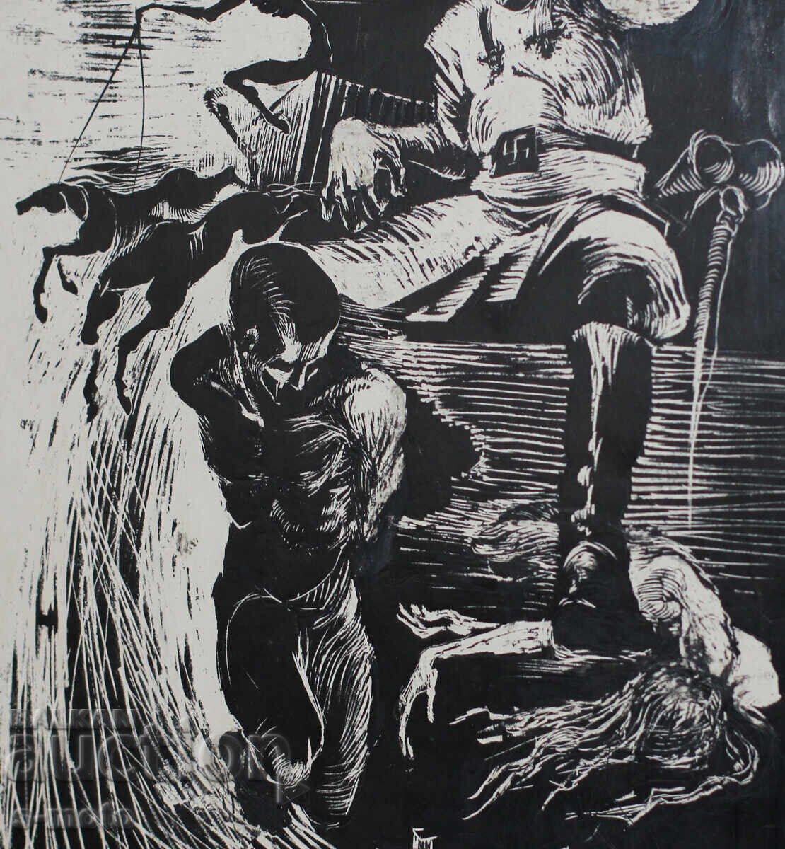 Desen în tuș de Neli Sandeva, 1977 - 5