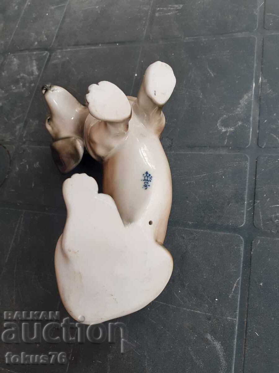 Sitzendorf - Dog figurine figure porcelain - 5 Sitzendorf - Dog figurine figure porcelain - 5