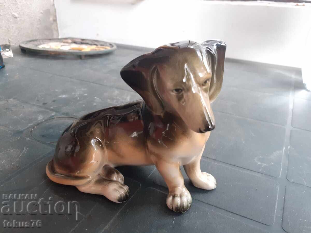 Sitzendorf - Dog figurine figure porcelain Sitzendorf - Dog figurine figure porcelain