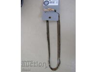 Colier metalic cu trei rânduri, nou