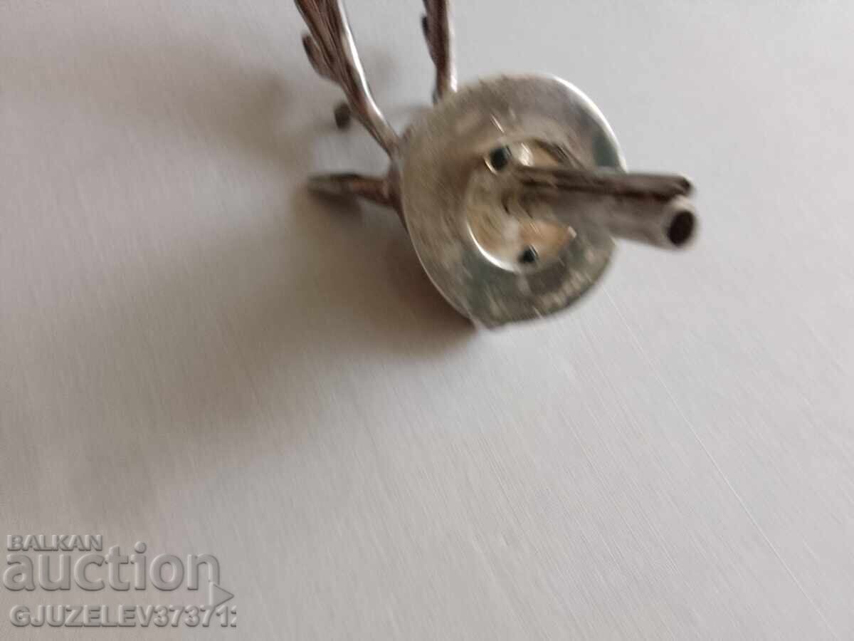 Delivery of Vintage tap, stopper, rare royal stag head ~ Silver plated Delivery of Vintage tap, stopper, rare royal stag head ~ Silver plated