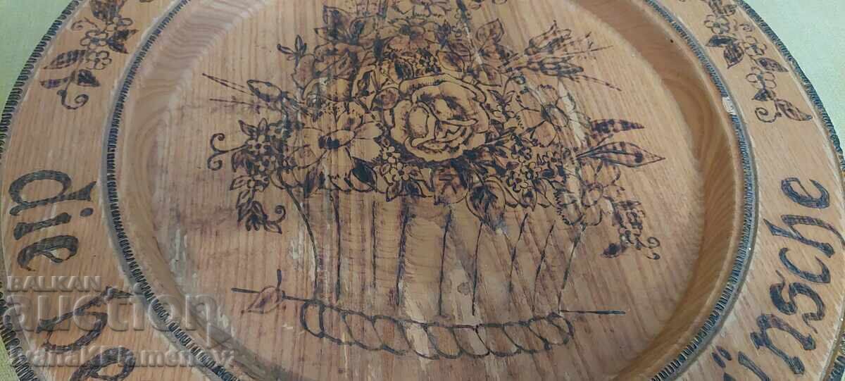 Panou de lemn mare 37cm pentru colecționari - 5