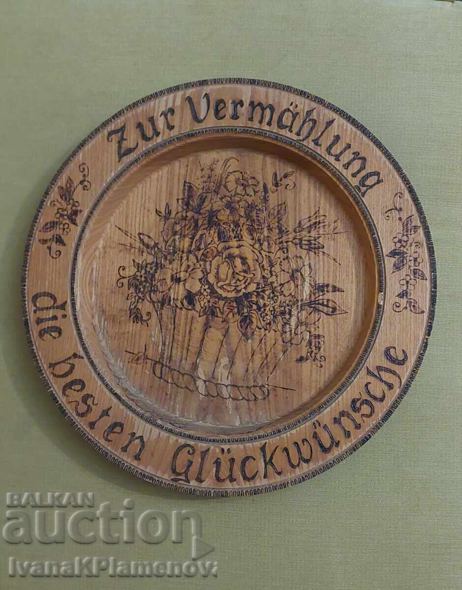 Wooden panel, large 37cm, for connoisseurs Wooden panel, large 37cm, for connoisseurs