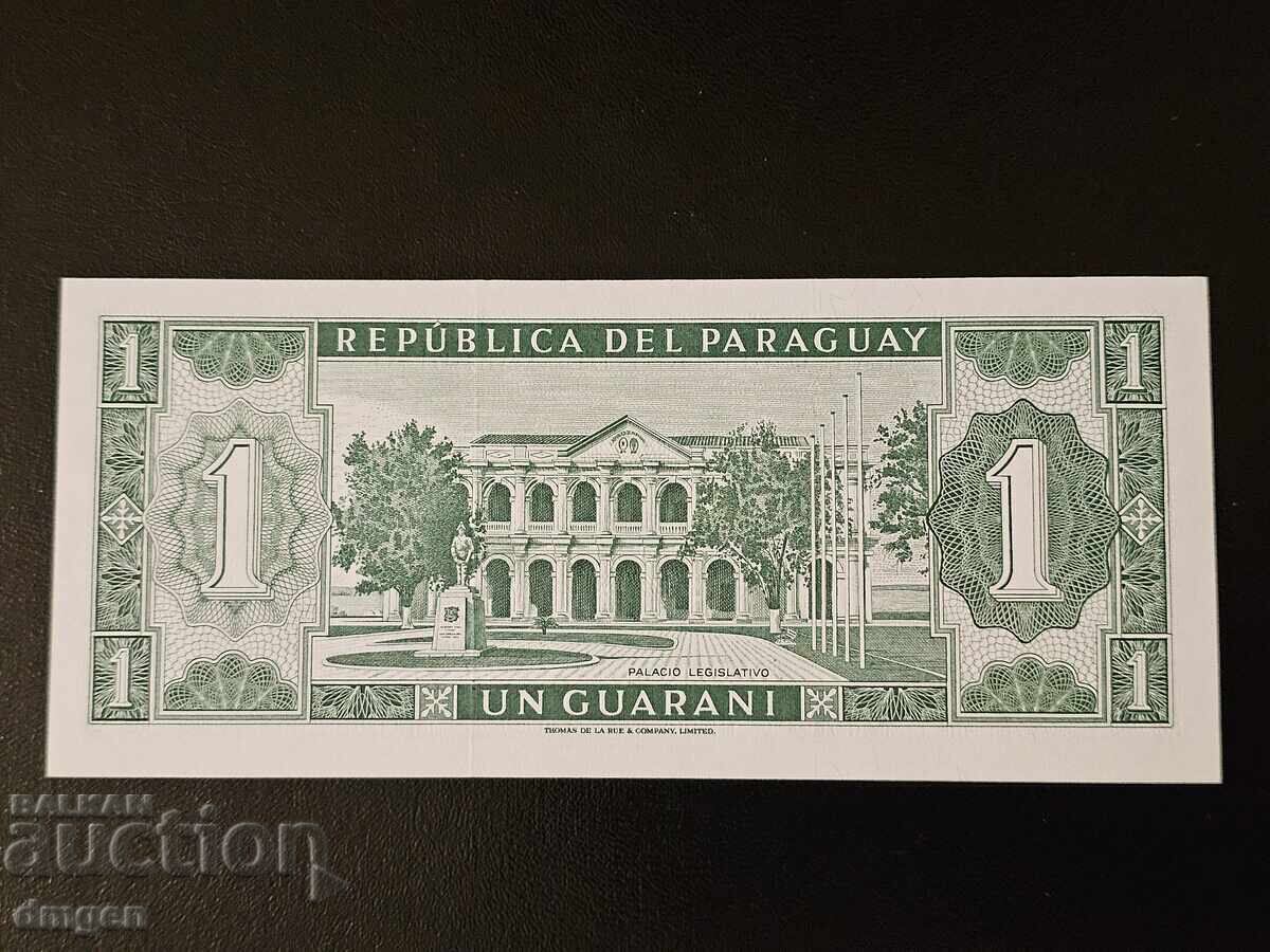 1 Paraguayan Guarani 1963 UNC with price 5.80 BGN | € 2.97