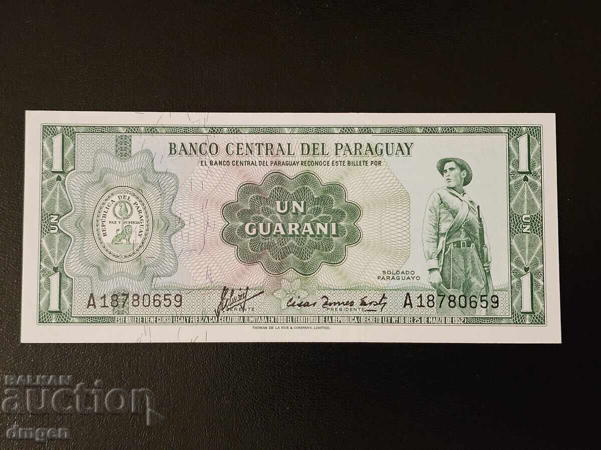 1 Paraguayan Guarani 1963 UNC
