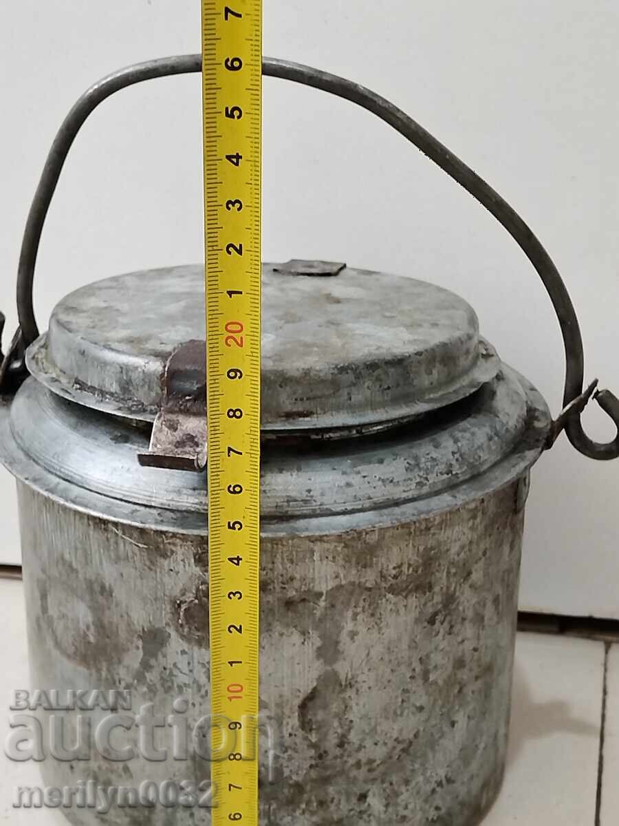 Delivery of Army grease pot boiler tank Second World War WW2 Delivery of Army grease pot boiler tank Second World War WW2