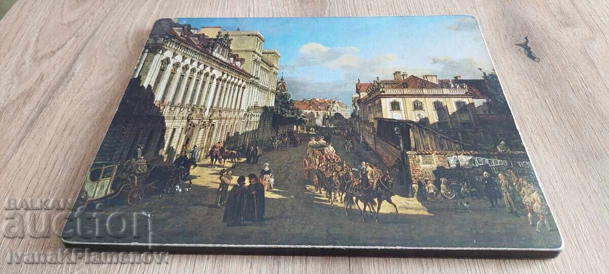 Reproduction painting on wooden board 25cm 20cm with price € 10.00 | 19.56 BGN