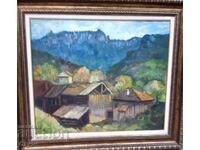 Landscape - Marko Stoychev (1930-2015), oil, 50.5x59.5cm, certificate